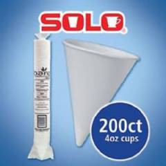 Solo Rolled Rim Paper Cone Cups